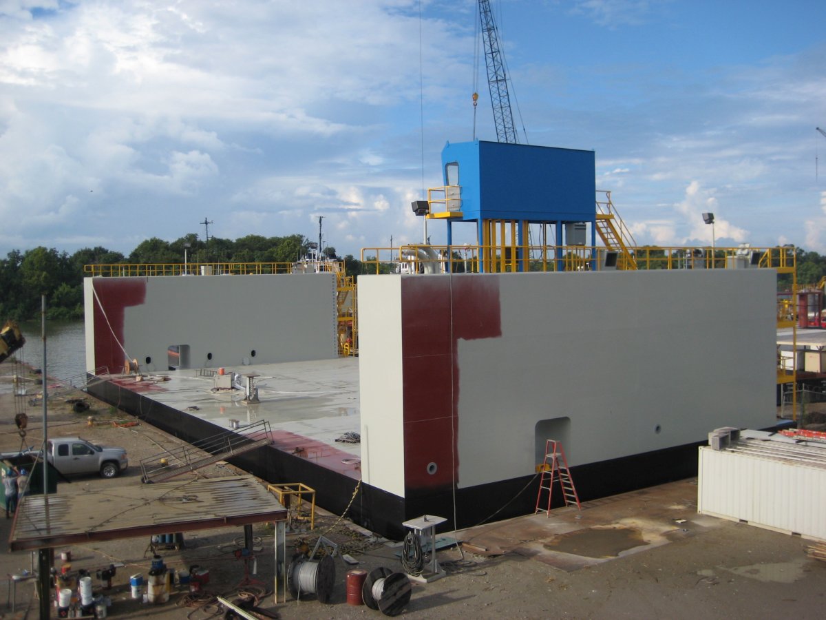 240’ x 160’ Steel Floating Dry Dock